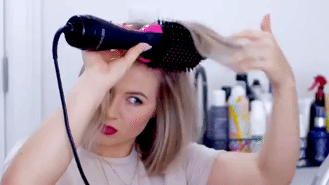 One Step 4-in-1 Hot Air Styler – Hair Dryer, Straightener, Curler & Volumizer Brush